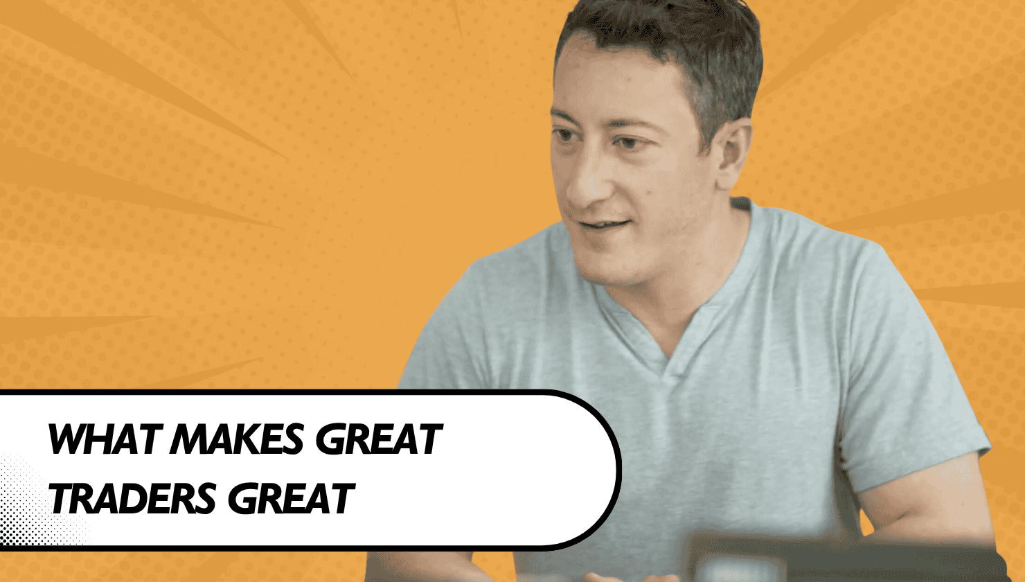 What Makes Great Traders Great - Blog Graphic, Lance looking at screen